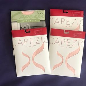 Lot of 4 pairs new tights capezio